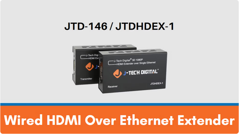JTD-HDEX-1 (JTD-146) – 1080P Wired HDMI Extender | Setup Guide