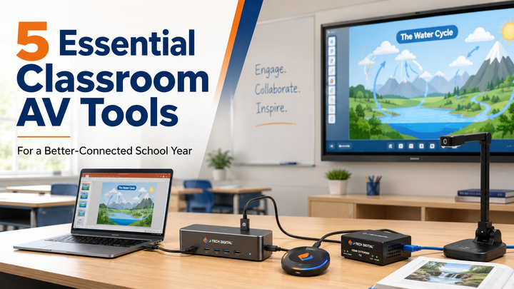 5 Essential Classroom AV Tools for a Better-Connected School Year