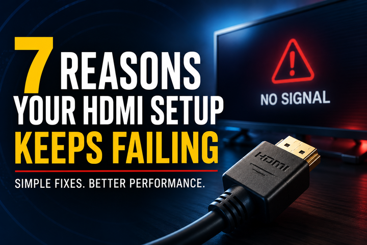 7 Reasons Your HDMI Setup Keeps Failing (And Fixes)