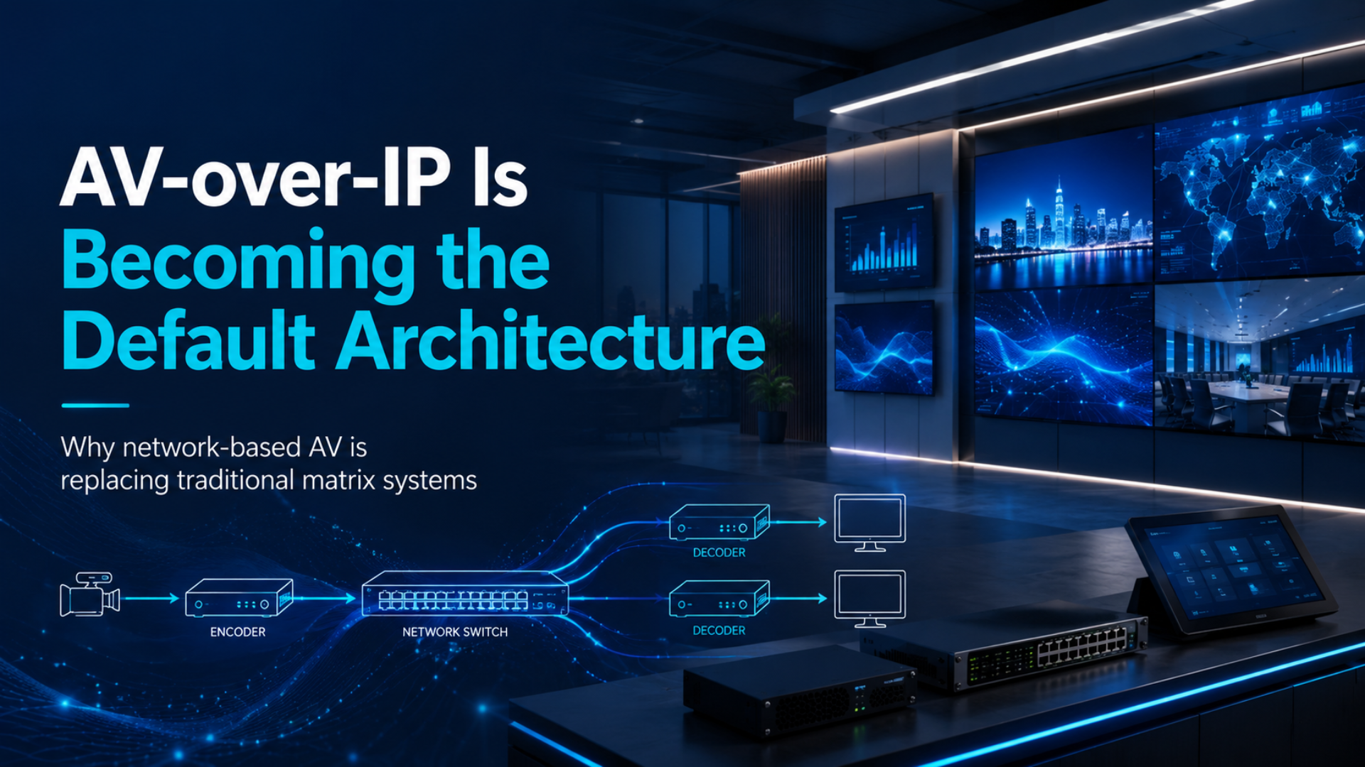 AV-over-IP Is Becoming the Default Architecture for Modern AV Distribution