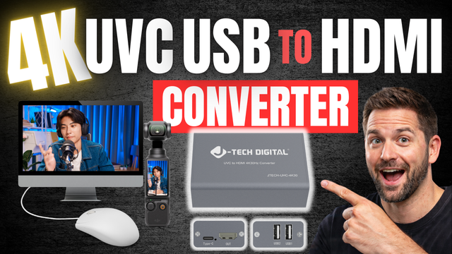 JTECH-UHC-4K30 (JTD-3268) - 4K 30Hz UVC USB to HDMI Converter Adapter