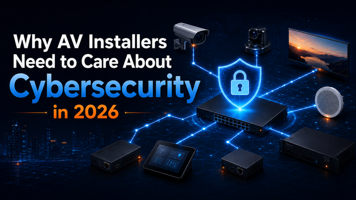 Why AV Installers Need to Care About Cybersecurity in 2026