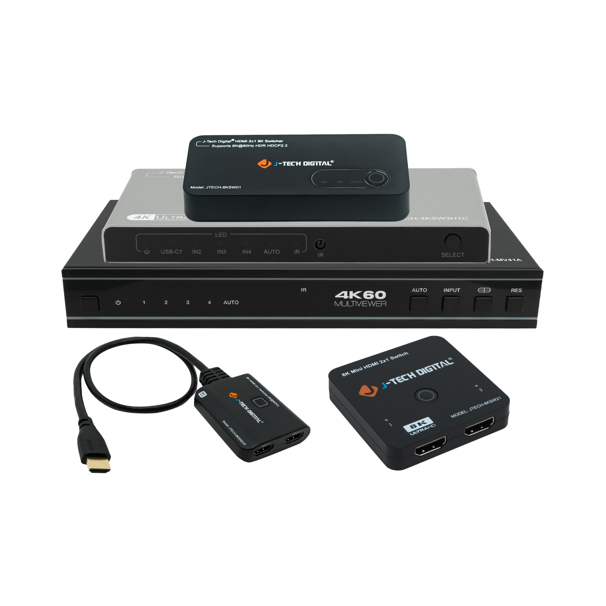 HDMI switches for seamless video and audio switching between devices