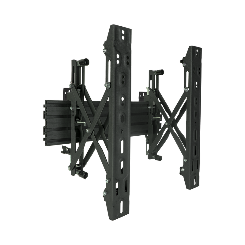 Video wall mounts and mounting hardware, mounts with cable management