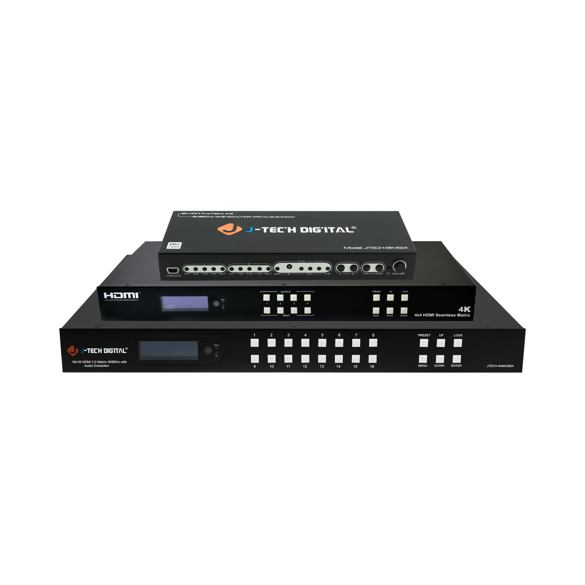 HDMI matrix switchers for seamless switching between sources and displays