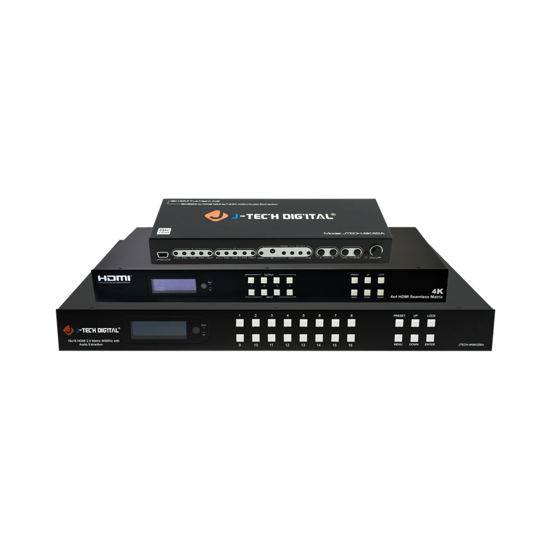 HDMI matrix switchers for seamless switching between sources and displays