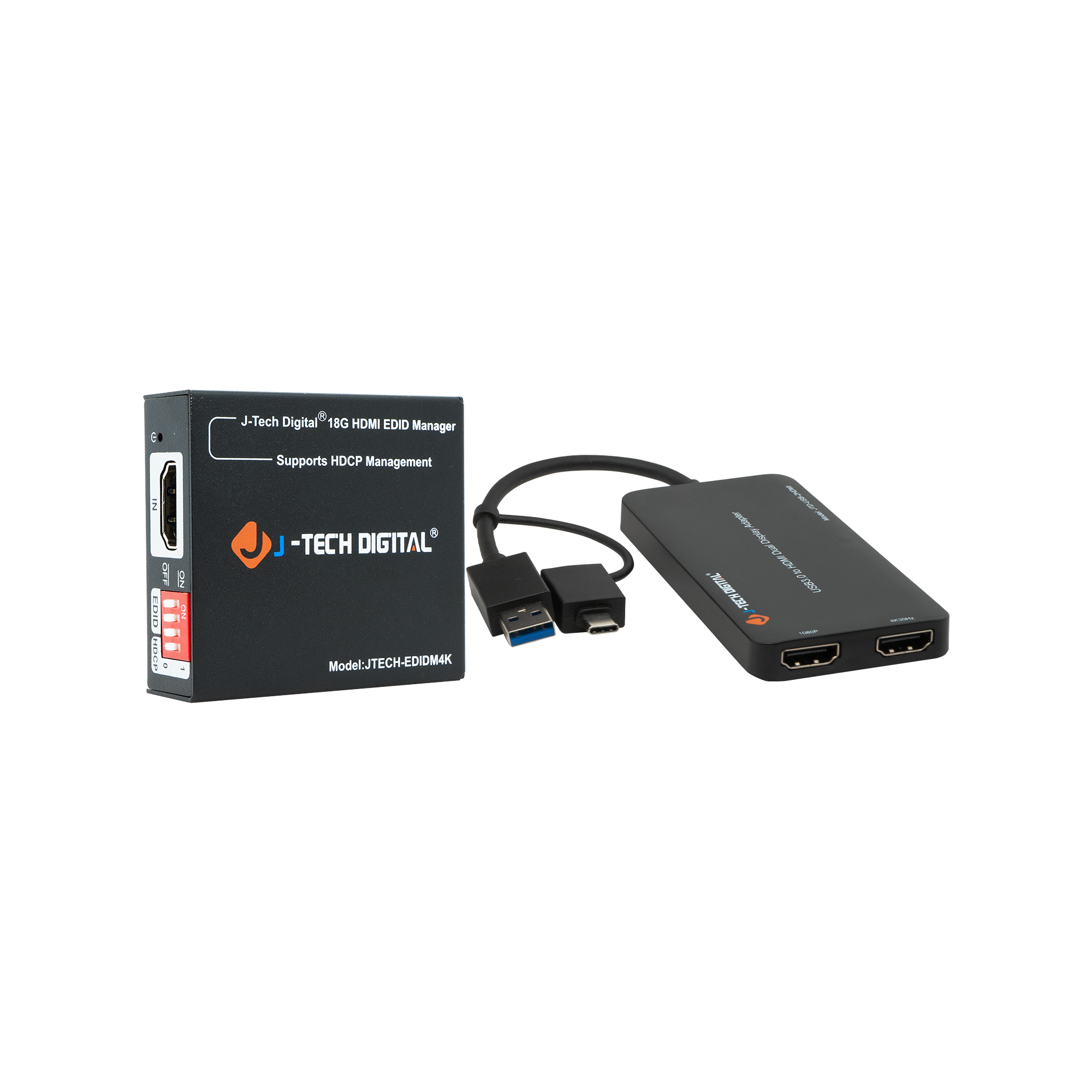 Miscellaneous AV accessories, including EDID emulators, display adapters, converters, and more.