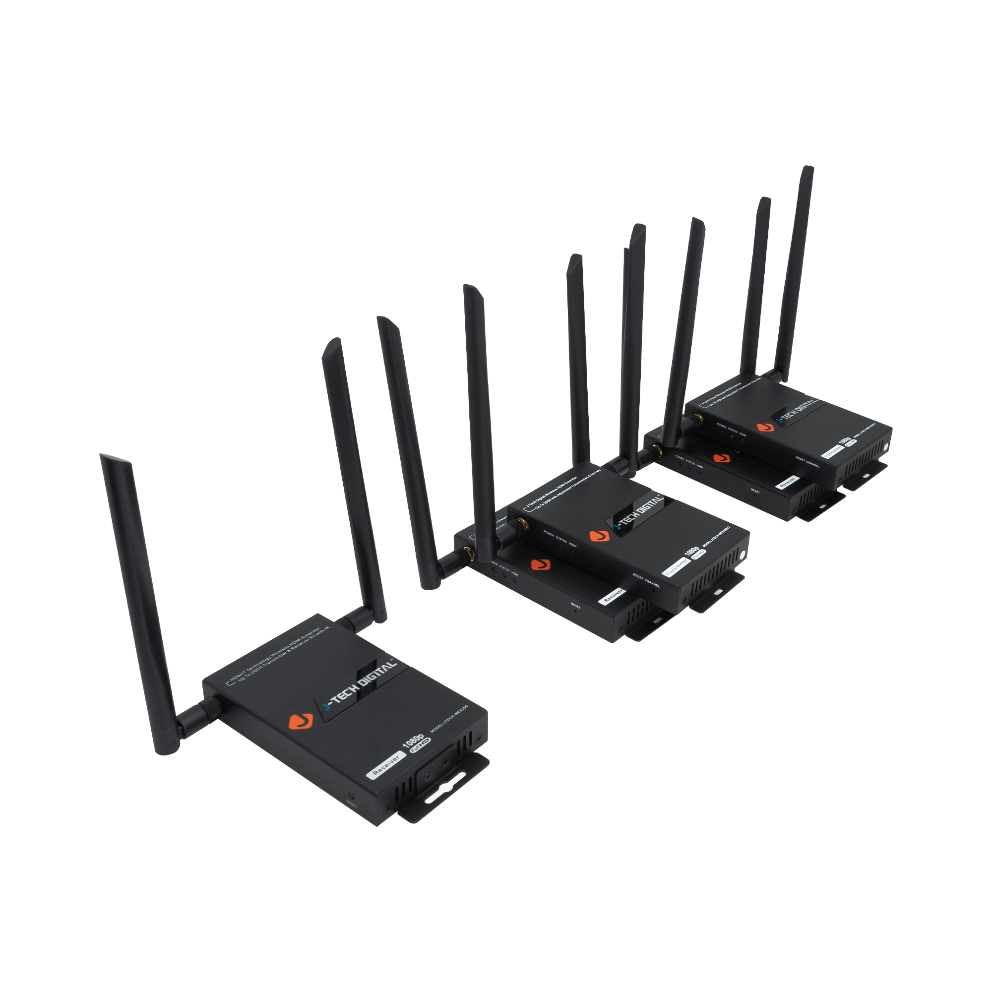 Wireless extenders HDMI USB-C, long distance seamless video and audio transmission