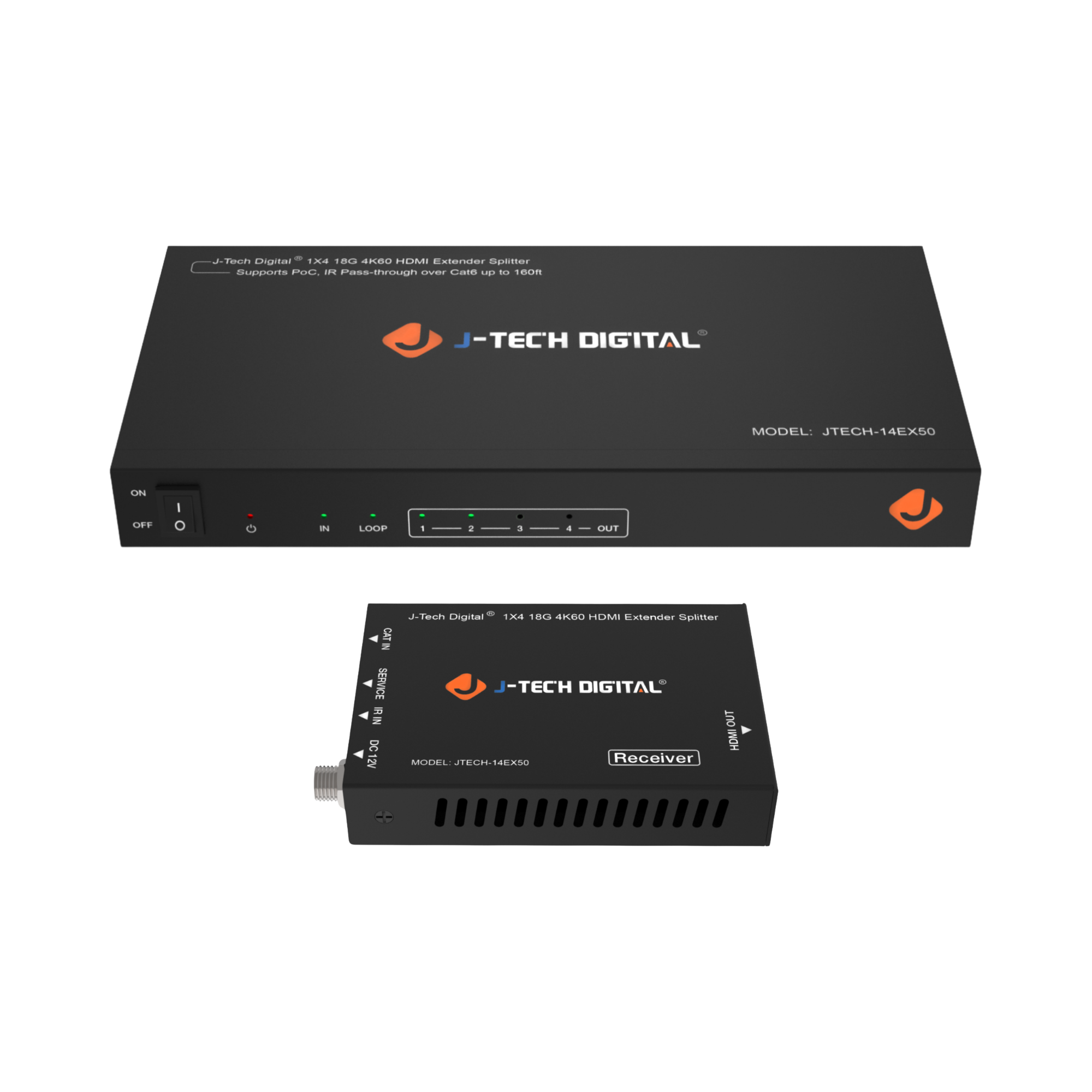 jtd-185 1x4 hdmi splitter up to 4k 60hz