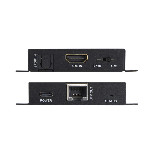 Long-Range Audio Extender – Extends HDMI-ARC or SPDIF Optical Audio up to 492ft Over CAT5e/6, Supports DTS/Dolby Digital, CEC Pass-Through