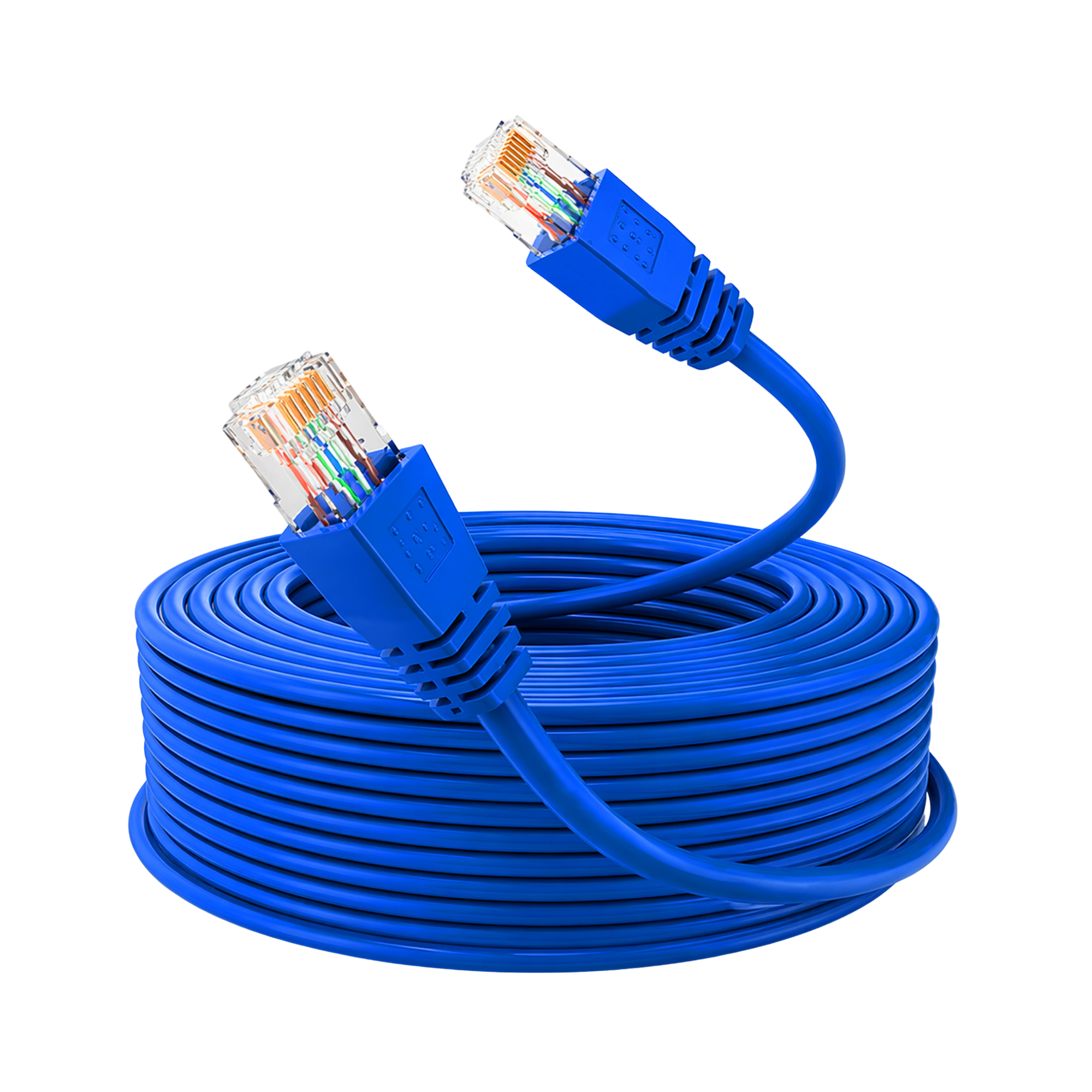 jtd-3187 300ft ethernet cable showing both ends