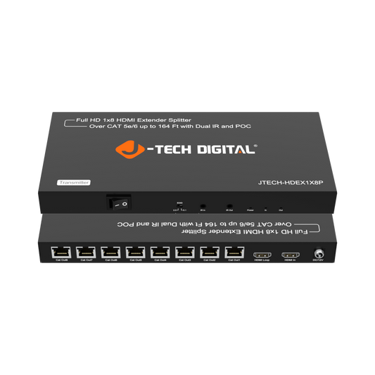 jtd-3198 full hd 1x8 hdmi splitter transmitter