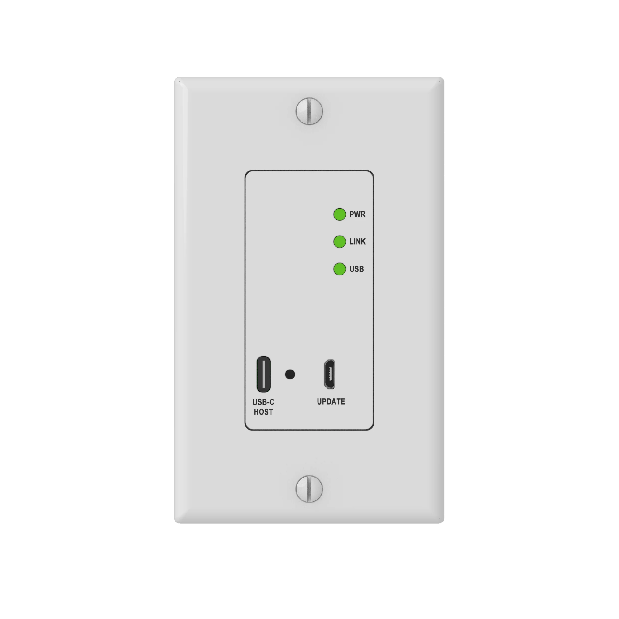 jtd-3307 wallplate transmitter front view