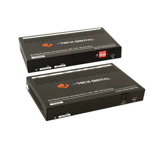 wired hdmi hdbaset extender transmitter and receiver with support up to 4k 60hz