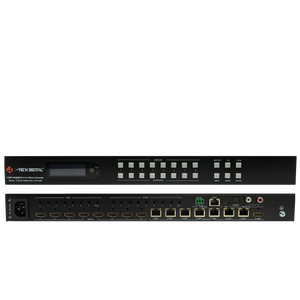 4K 8x8 HDBaseT HDMI Matrix Extender with PoC (131ft) | JTECH-4K88-EX2
