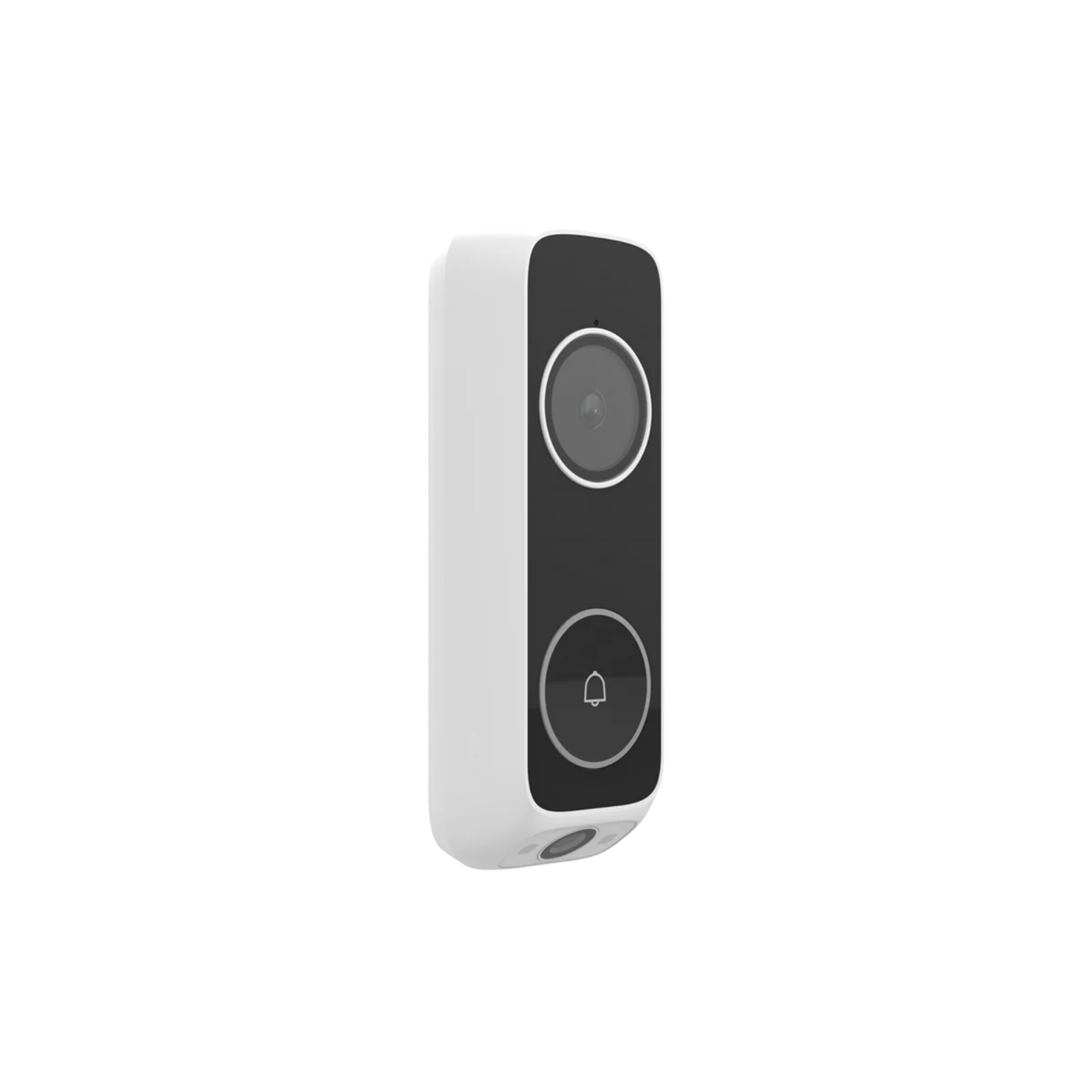 zt-571 dual-lens smart video doorbell side angle