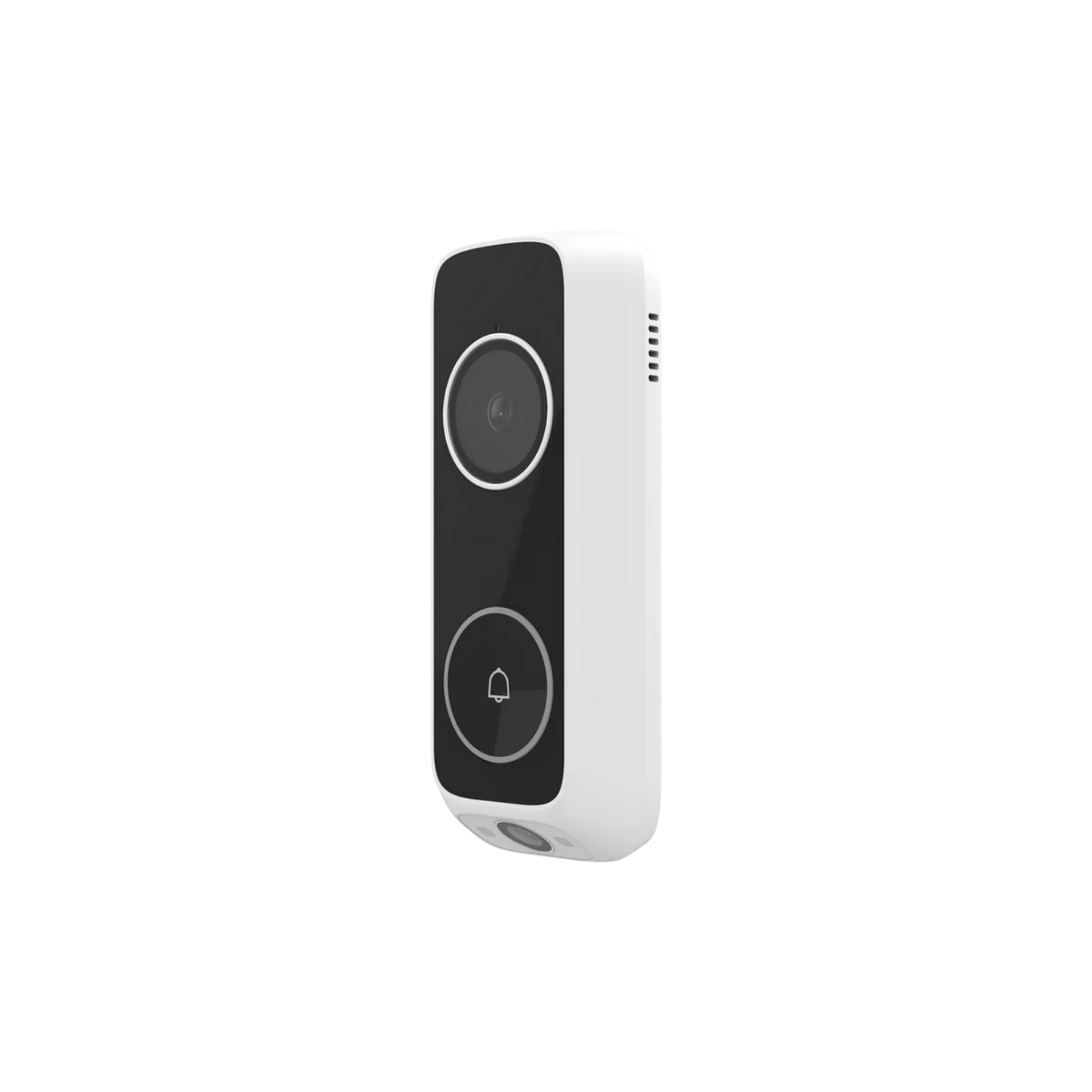 zt-571 dual-lens smart video doorbell side view angle