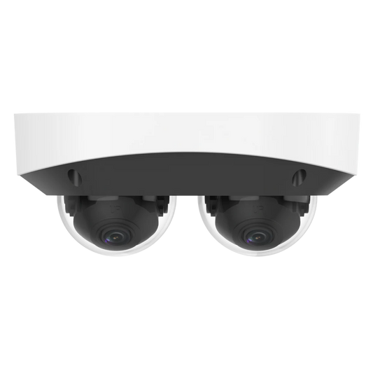 zt-573 dual-channel non-splicing multiview dome camera side view