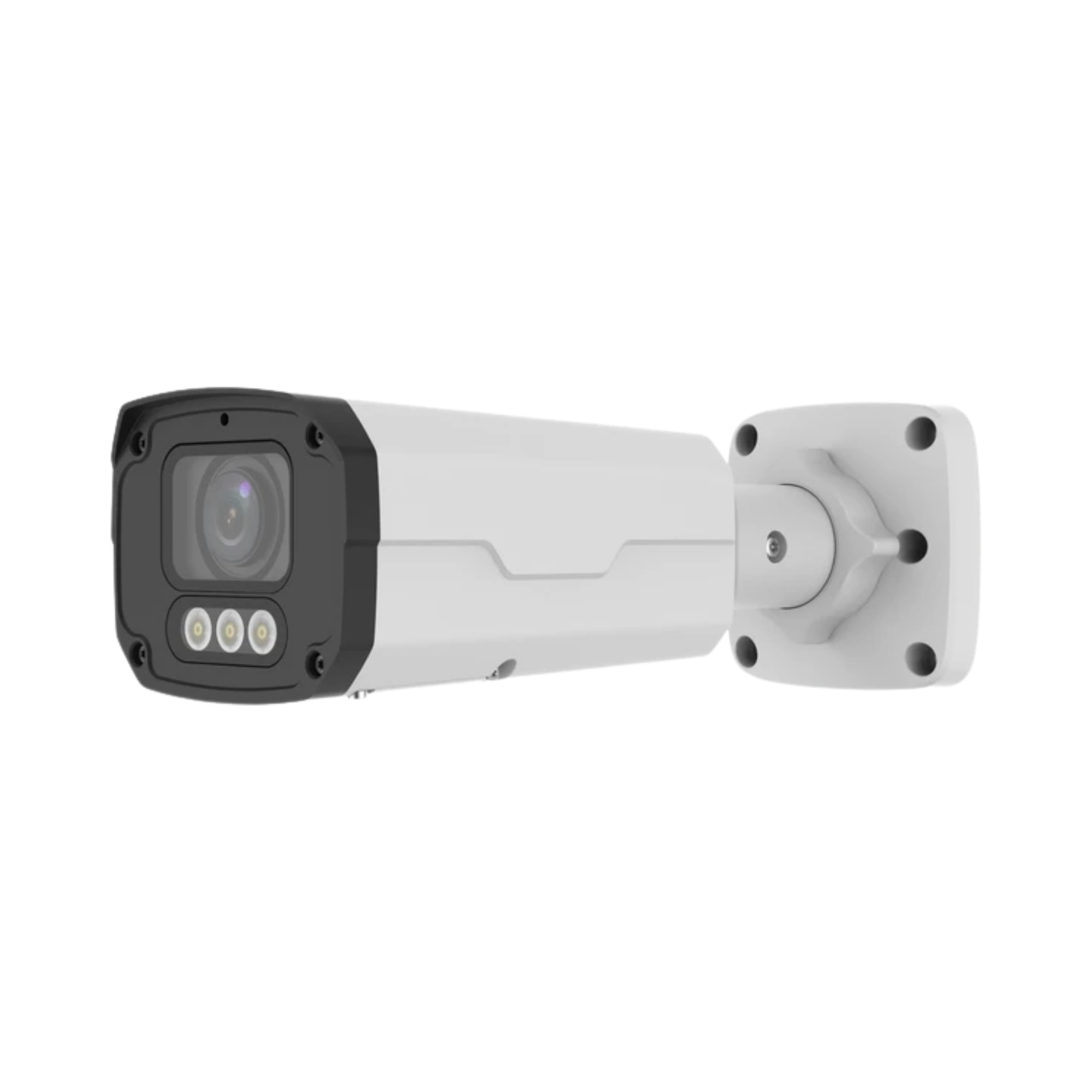 zt-578 4MP Color Hunter with Wise ISP IP Bullet Camera side angle view