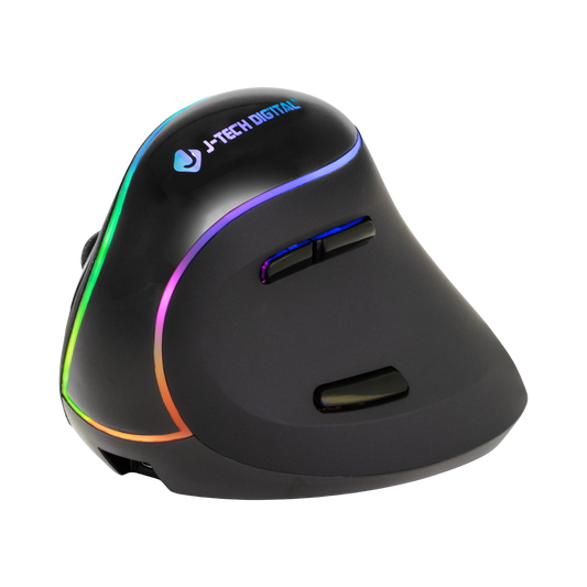 jtd-582 wired vertical ergonomic mouse without palm rest