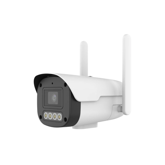 zt-587 4MP Color Hunter 4G IP bullet camera side angle view