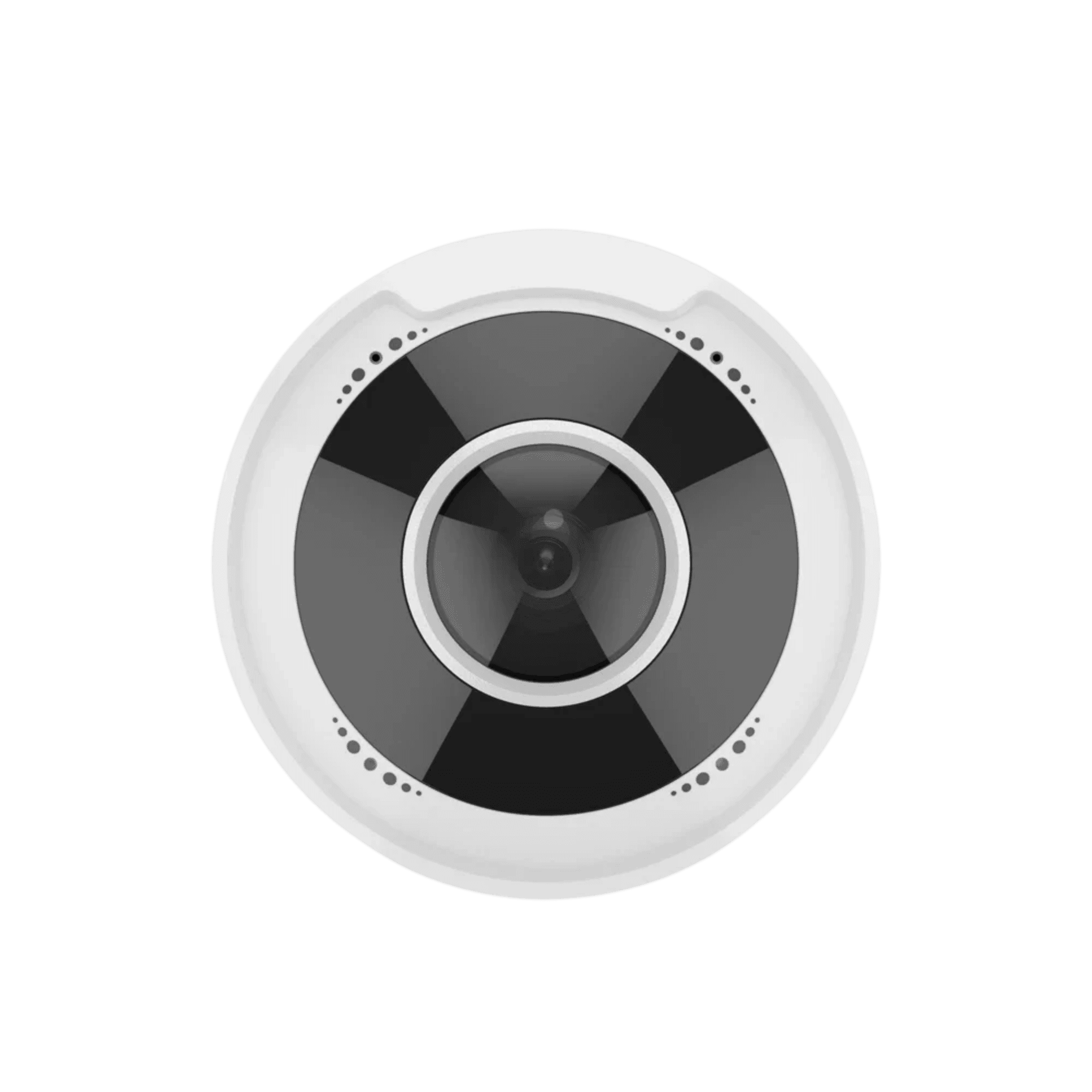 zt-594 5MP fisheye IP camera showing lens