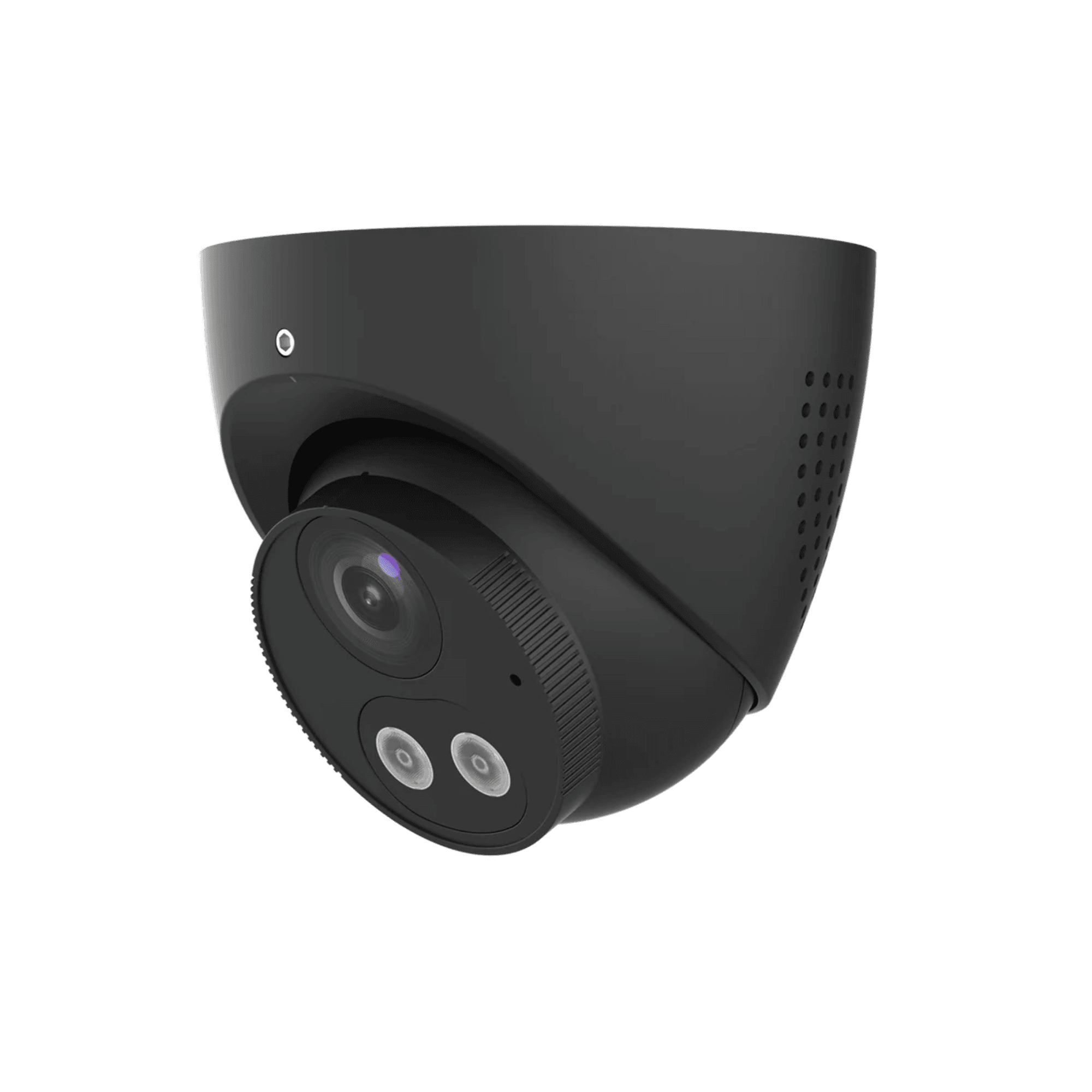 zt-603 8MP intelligent light and audible warning turret camera side angle view