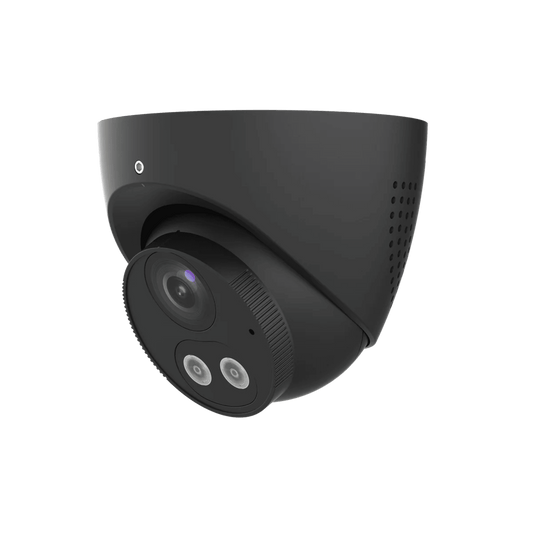 zt-603 8MP intelligent light and audible warning turret camera side angle view