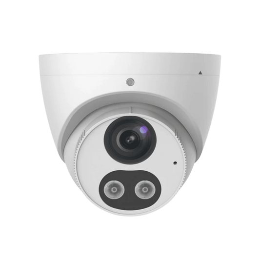 zt-604 8MP intelligent light and audible warning turret camera front view