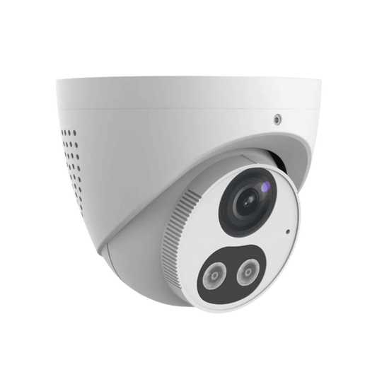 zt-604 8MP intelligent light and audible warning turret camera angle view