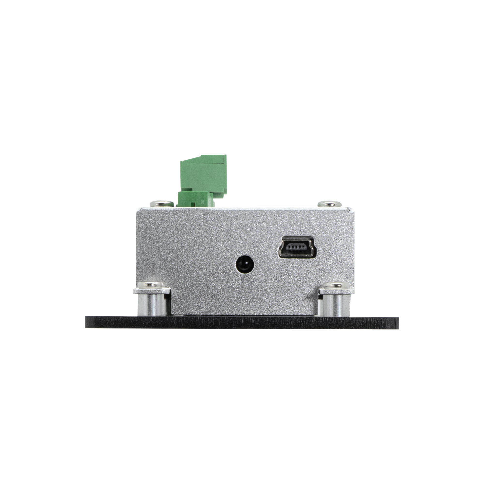 Backlit control panel wall plate with ready-made labels