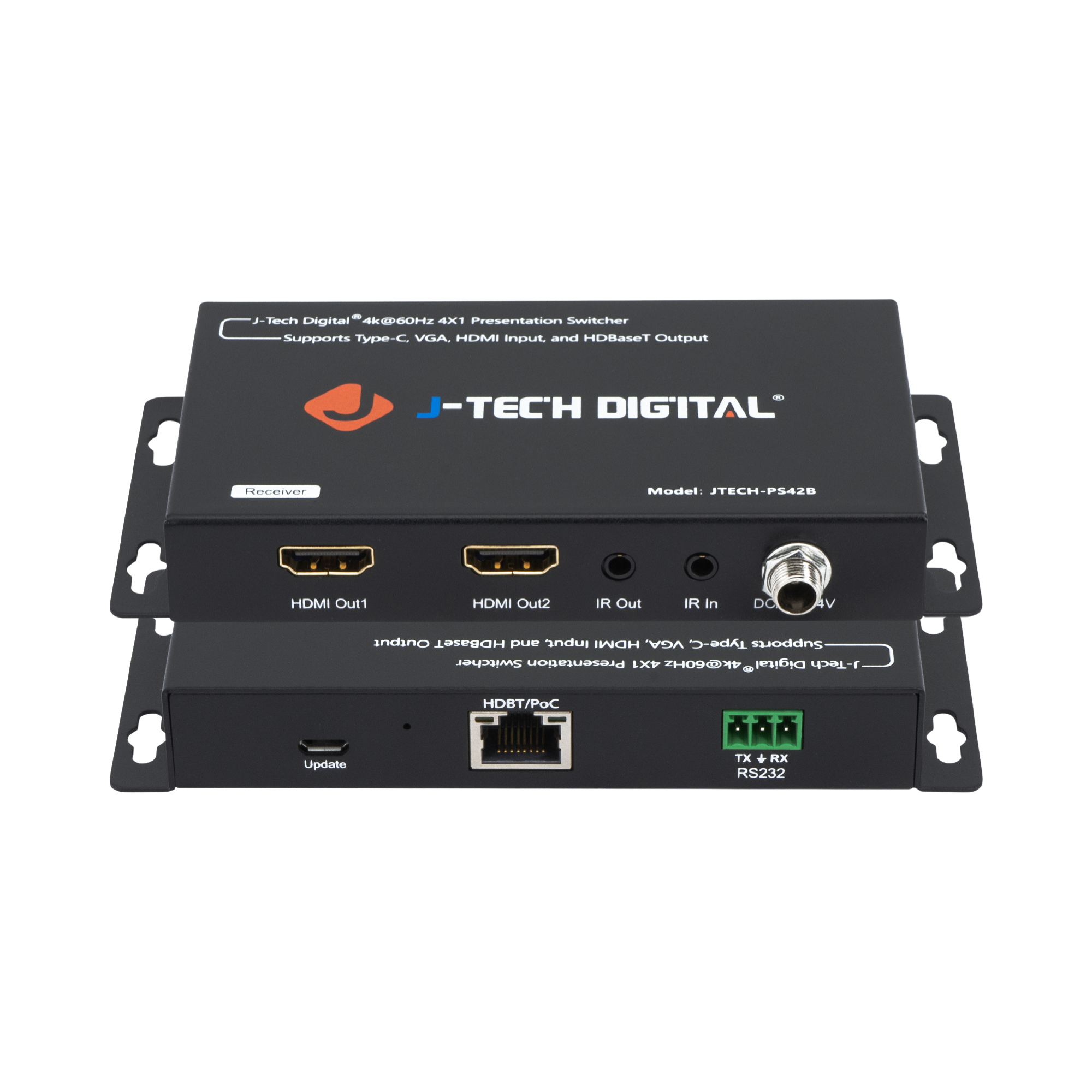J-Tech Digital presentation switcher on a white background