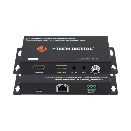 J-Tech Digital presentation switcher on a white background