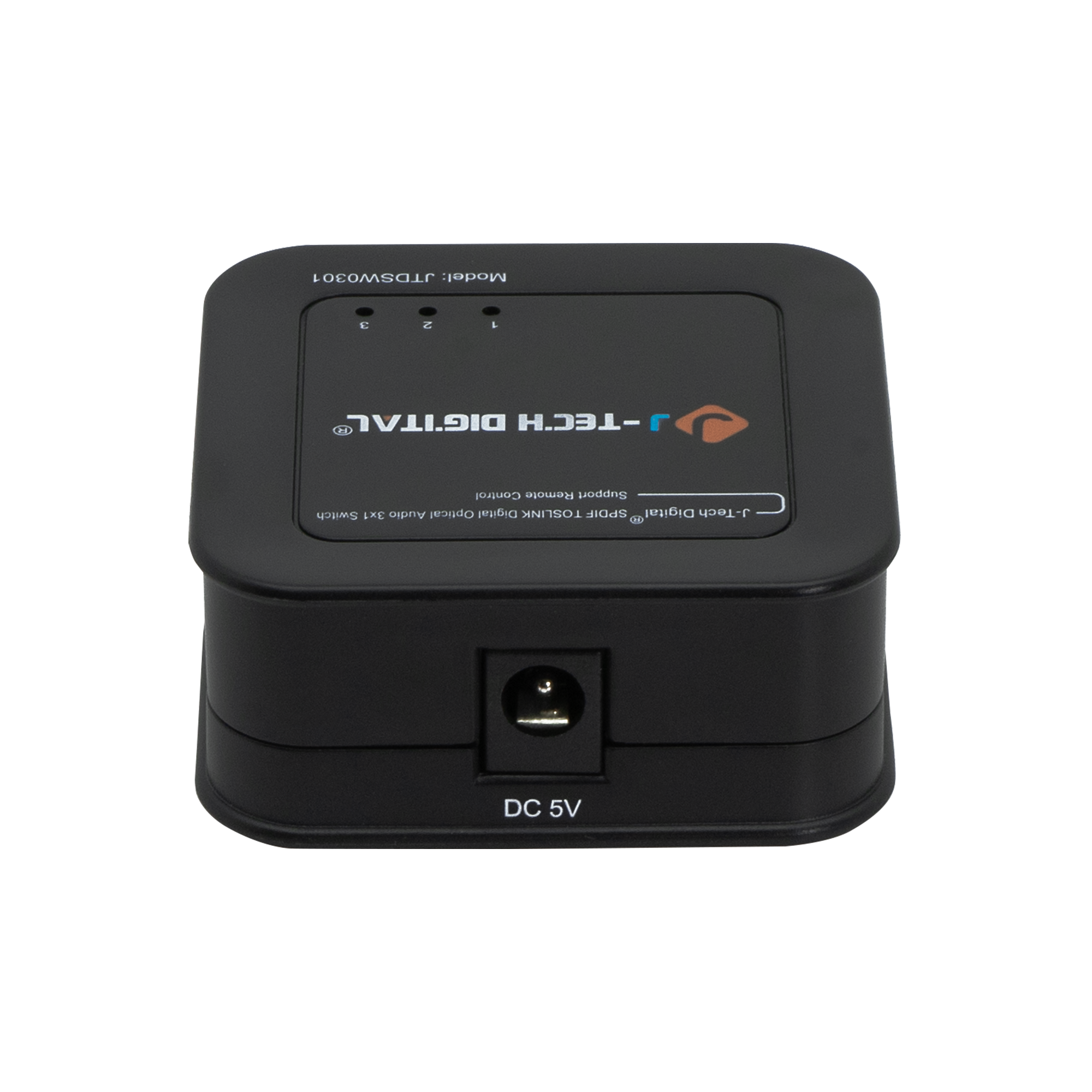 High-quality SPDIF optical switch with 3 inputs and 1 output. Supports Dolby Digital and DTS 5.1 audio formats, with remote and manual switching for convenience.