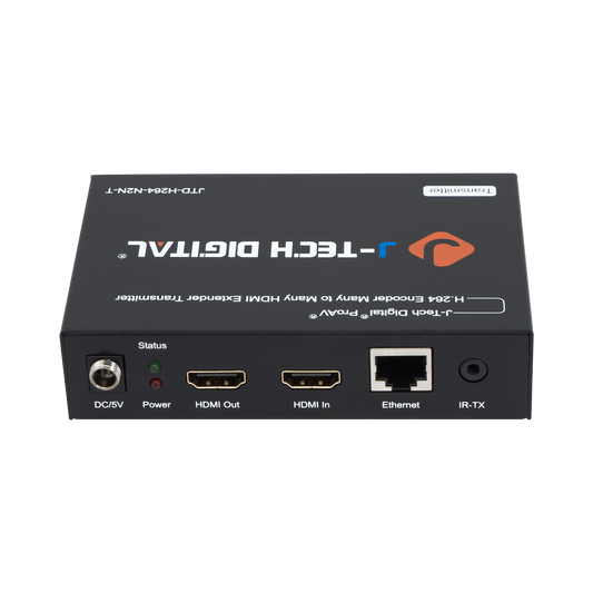 High-Performance HDMI H.264 Encoder – Extends HDMI Signal up to 400ft, Supports H.264 Compression, VLC Player Compatibility, Works with J-Tech Digital Network Switches