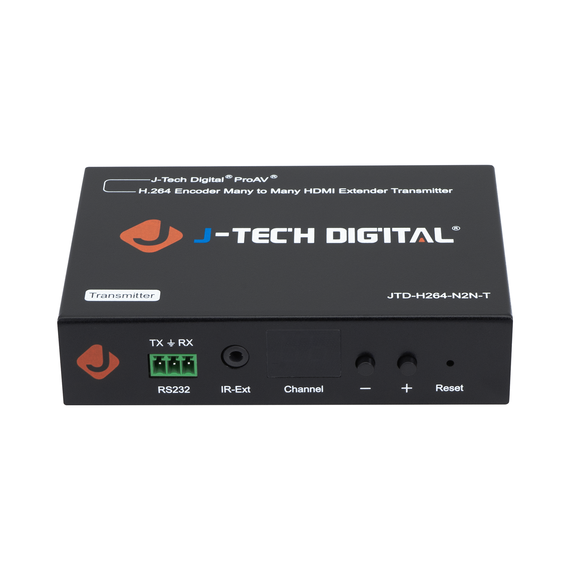 HDMI H.264 Encoder, Extends HDMI Signal up to 400ft, H.264 Compression, Multiple Setup Options, Supports VLC Player, Compatible with J-Tech Digital Network Switches
