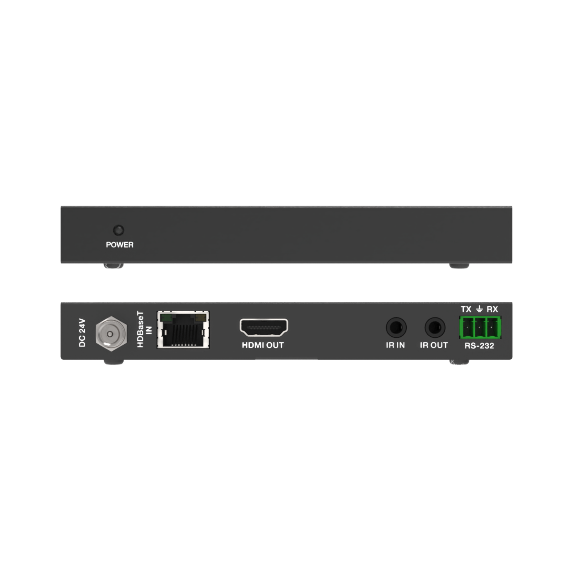 HDBaseT HDMI Extender Balun with EDID pass-through and CEC support