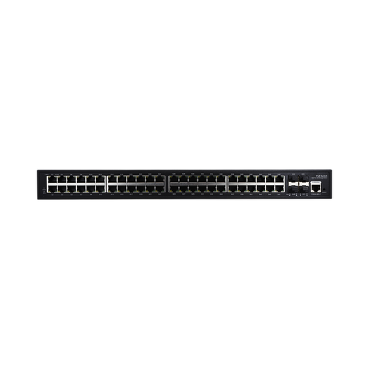 48-Port AV Over IP Gigabit Ethernet PoE Switch – Optimized for AV Over IP Solutions with N2N Transmitters and Receivers