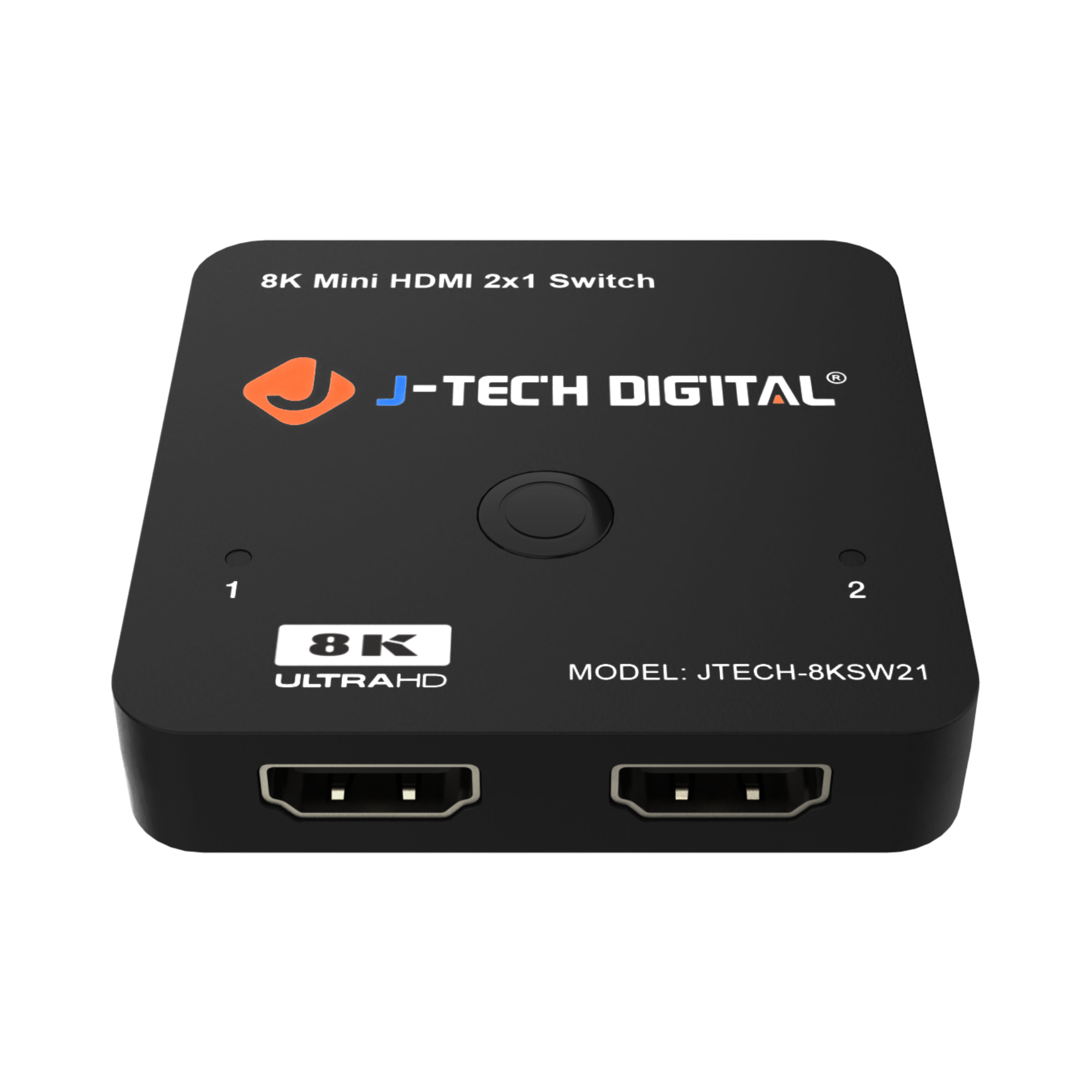 2x1 HDMI Switch – Easily connect multiple devices like PS5 and Xbox to an 8K display with auto-switching, supporting 8K 60Hz and 4K 120Hz resolutions.