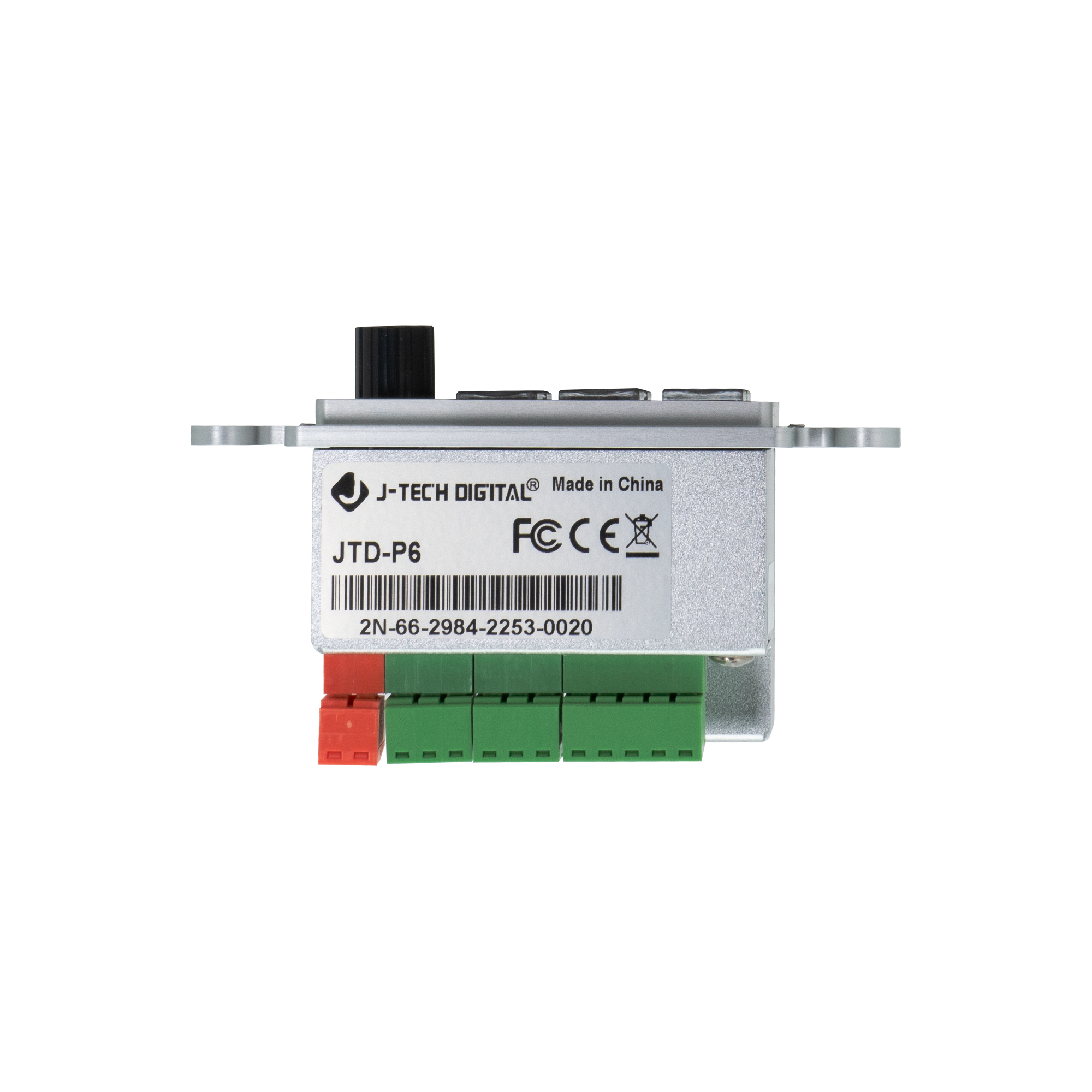 6-Button AV Control Panel Wall Plate with PoE and RS232 | JTECH-P6 6-Button AV Control Panel Wall Plate with PoE and RS232 | JTECH-P6