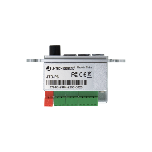 Customizable AV control panel wall plate with TCP/IP and relay control.