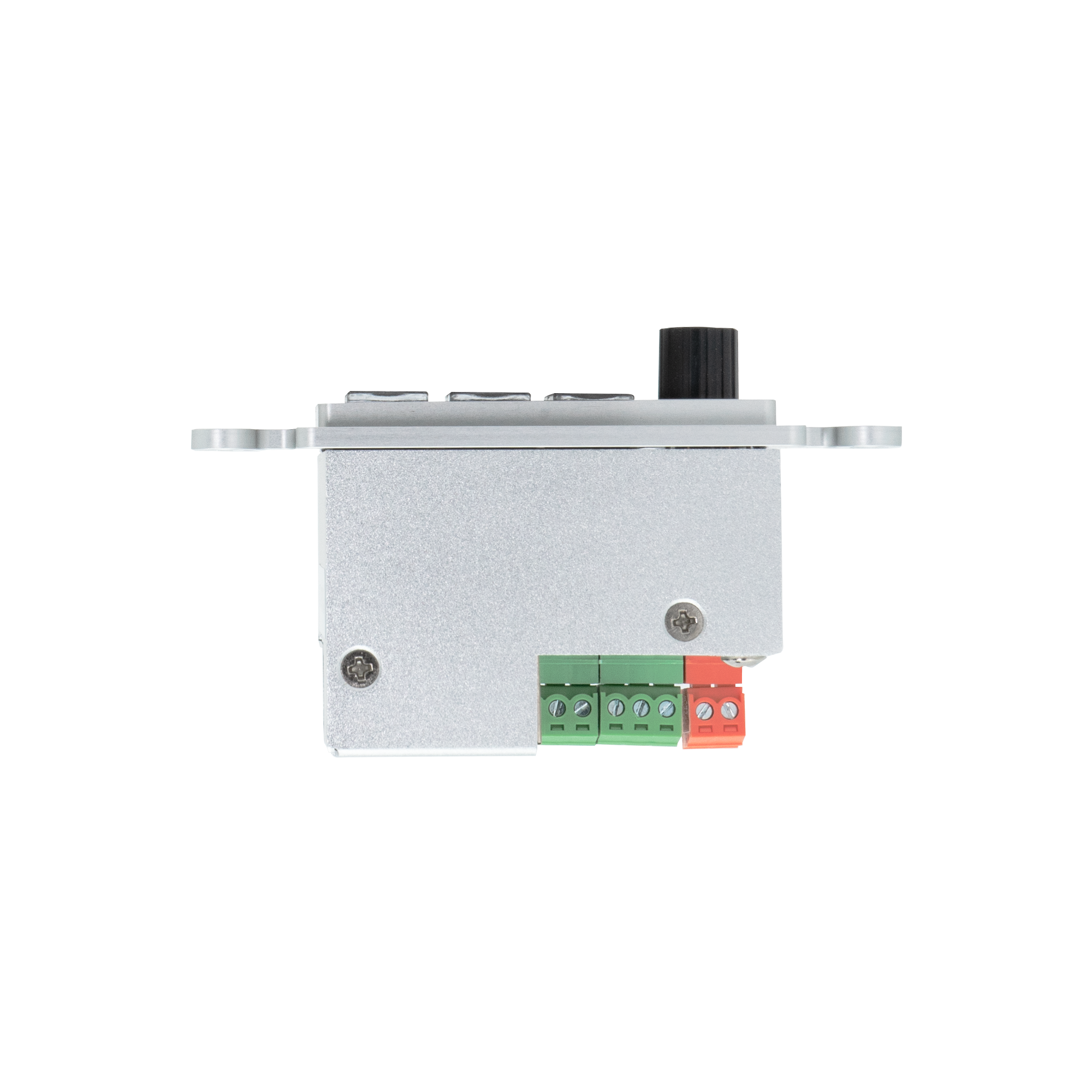 AV control panel wall plate for projector and display control.