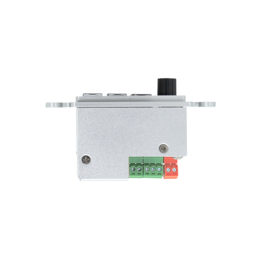 AV control panel wall plate for projector and display control.