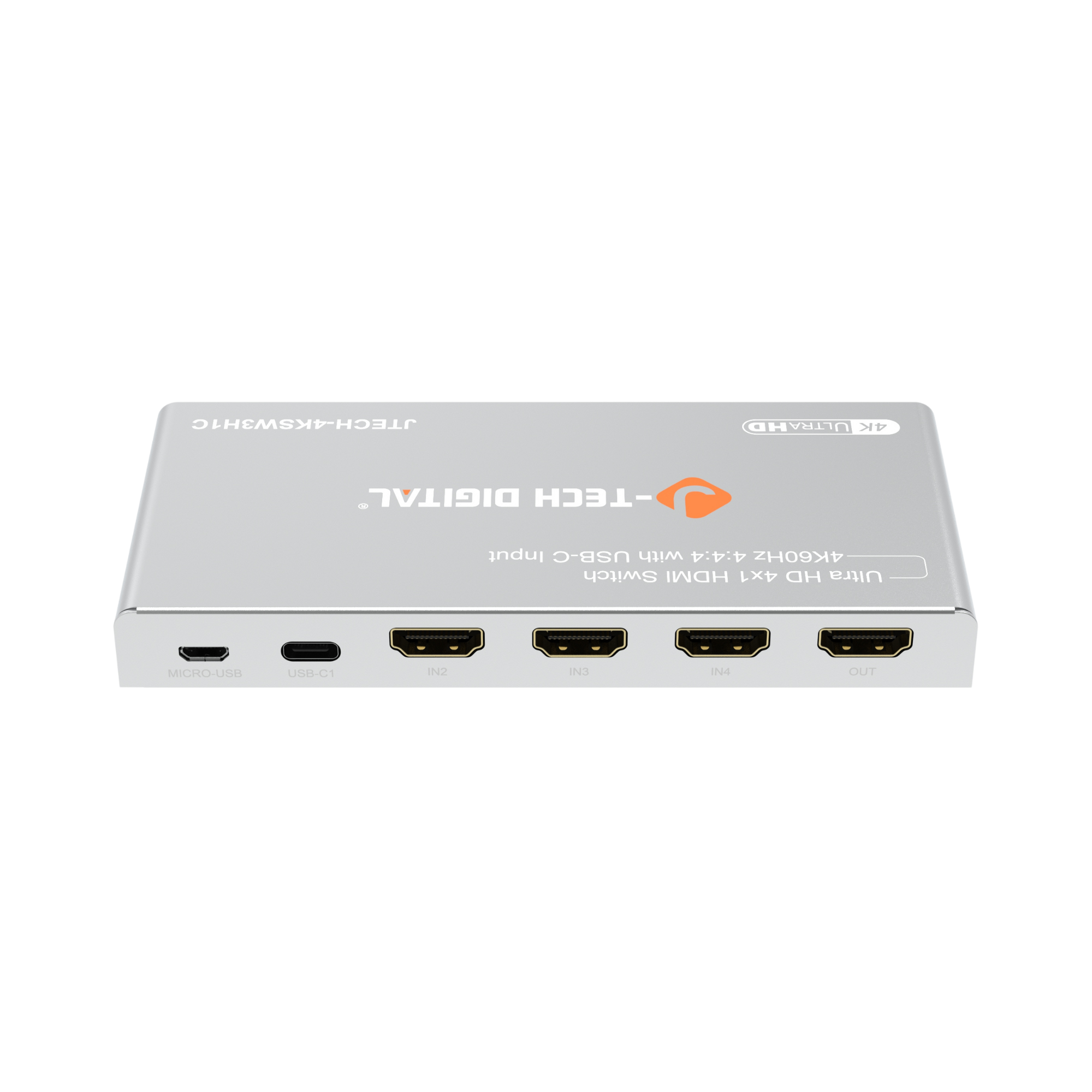 High-Performance 4x1 HDMI Switch – Supports 4K 60Hz, HDR, Dolby Vision, and allows switching between up to 4 devices with auto and manual switching modes.