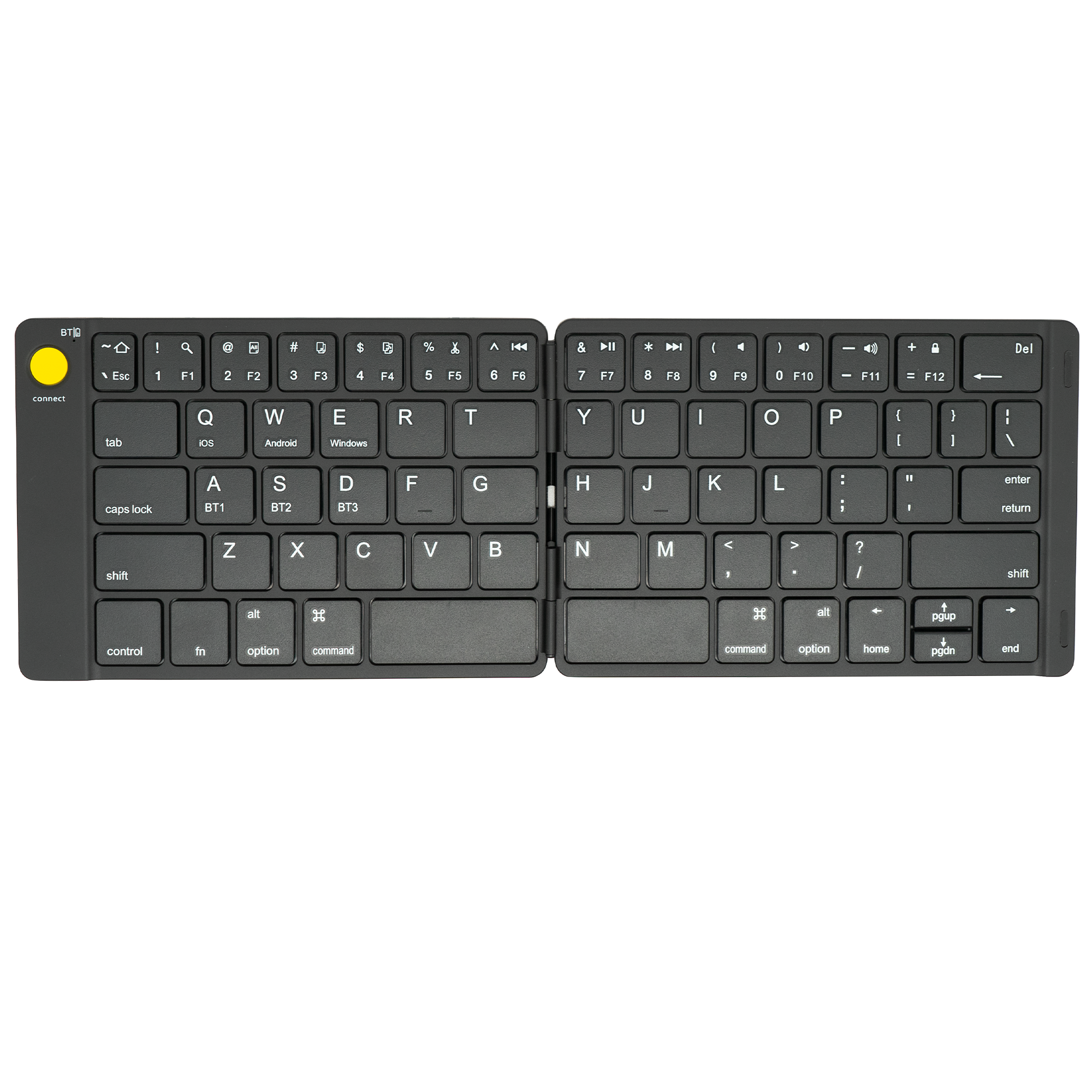 Portable Foldable Bluetooth Keyboard & 2-in-1 Wireless Mouse