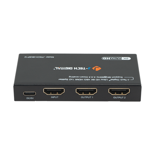 HDMI Splitter 1x2 with 8K and 4K Downscaling