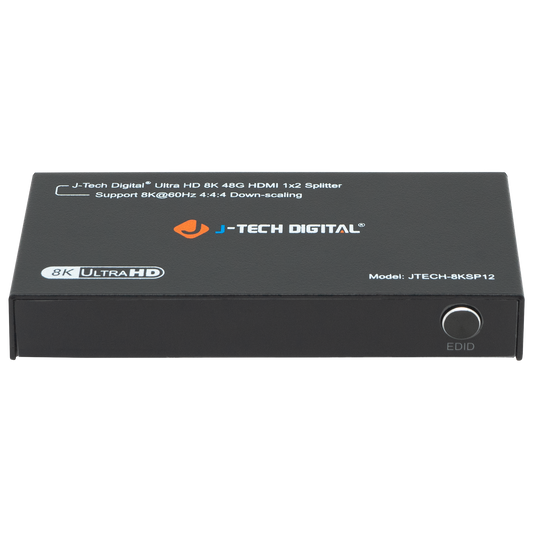 1x2 HDMI Splitter – 4K 120Hz, 8K 60Hz, HDR, Dolby Vision