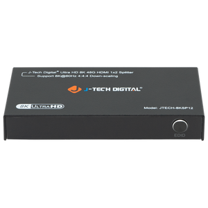 8K 60Hz 1x2 HDMI Splitter with Downscale, HDR, Dolby Vision