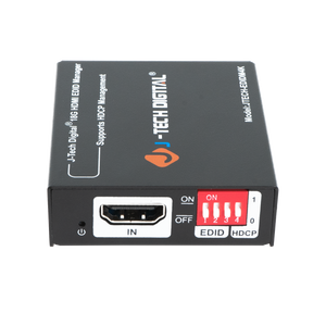 4K 60Hz HDMI EDID Emulator with HDCP Management, CEC | JTECH-EDIDM4K 4K 60Hz HDMI EDID Emulator with HDCP Management, CEC | JTECH-EDIDM4K
