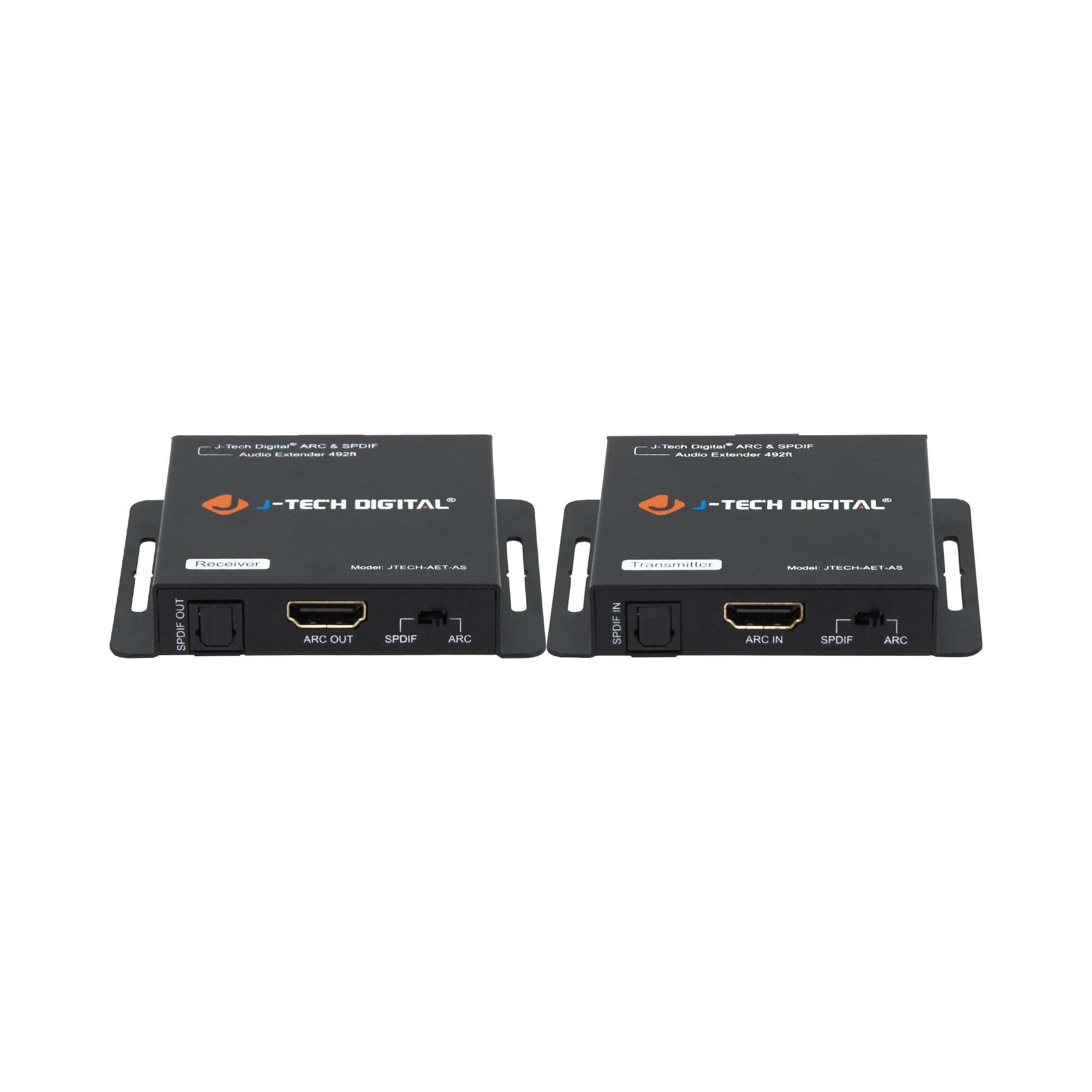 HDMI-ARC or SPDIF Optical Audio Extender, Extends Audio up to 492ft via CAT5e/6, Supports DTS/Dolby Digital, CEC Pass-Through, Easy Setup with USB Power
